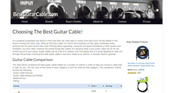 Desktop Screenshot of bestguitarcable.com