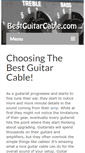 Mobile Screenshot of bestguitarcable.com